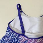 Women's Beach Swimsuit Two-Piece Set with Blue-Purple Gradient Starry Sky Bikini - 图片 3