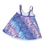 Women's Beach Swimsuit Two-Piece Set with Blue-Purple Gradient Starry Sky Bikini - 图片 5