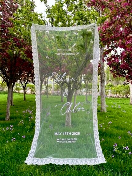 Designer Blank Backdrop  Custom Wedding Veil Base
