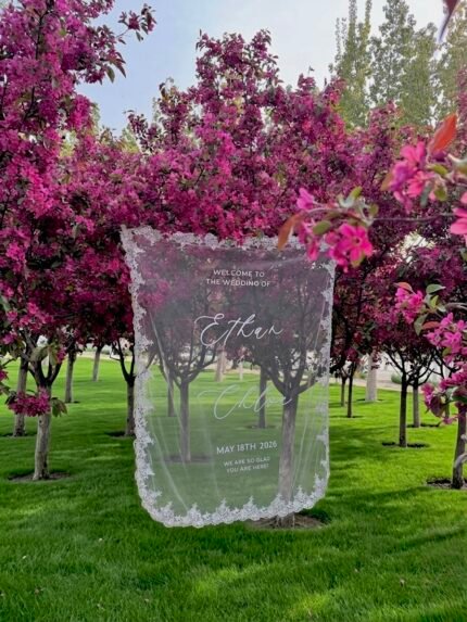 Designer Blank Backdrop  Custom Wedding Veil Base