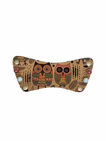Shoe upper with a playful owl motif